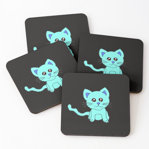 Item preview, Little blue cat designed and sold by ArthureCendre.