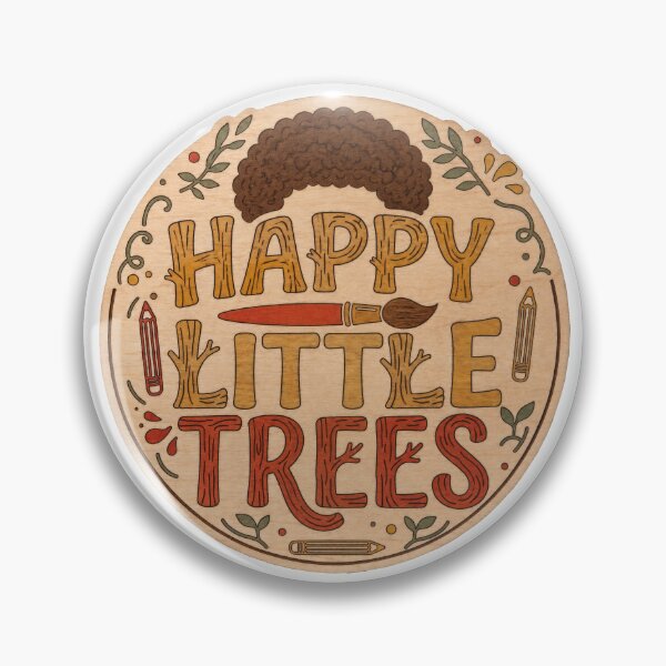 Item preview, Happy Little Trees – Bob Ross  designed and sold by Karamram Studio.