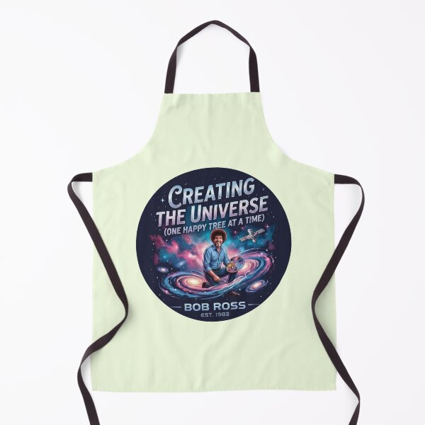 Item preview, Bob Ross "Creating the Universe" Cosmic Art designed and sold by Karamram Studio.