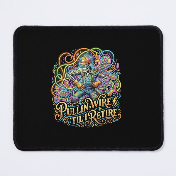 Item preview, Pullin Wire 'Til I Retire Electrician Electrical Tradesman Retirement designed and sold by PopStars1993.