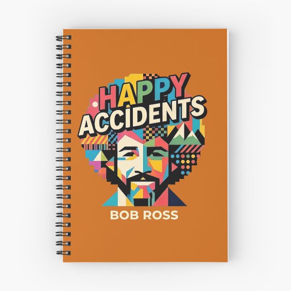 Item preview, Bob Ross "Happy Accidents" Geometric Pop Art  designed and sold by Karamram Studio.