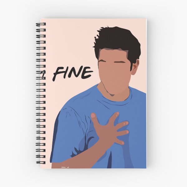 Item preview, I'm Fine, F.R.I.E.N.D.S. Ross Funny Dialogue designed and sold by Sketchixarts.