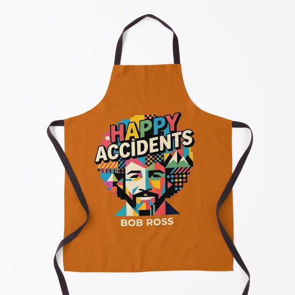 Item preview, Bob Ross "Happy Accidents" Geometric Pop Art  designed and sold by Karamram Studio.