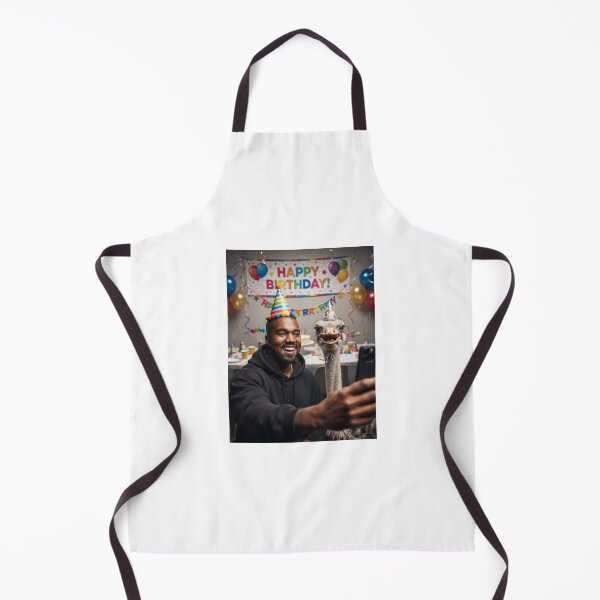 Item preview, Kanye west selfie ostrich ostrichs birthday cake memes happy Funny prank meme gift weird  designed and sold by CheeseBlueprint.