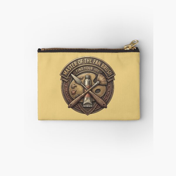 Item preview, Bob Ross "Master of the Fan Brush" Vintage Artist Emblem designed and sold by Karamram Studio.