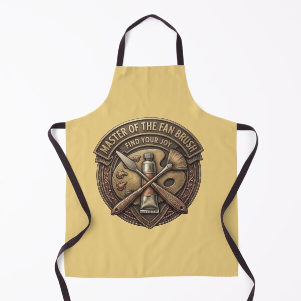 Item preview, Bob Ross "Master of the Fan Brush" Vintage Artist Emblem designed and sold by Karamram Studio.