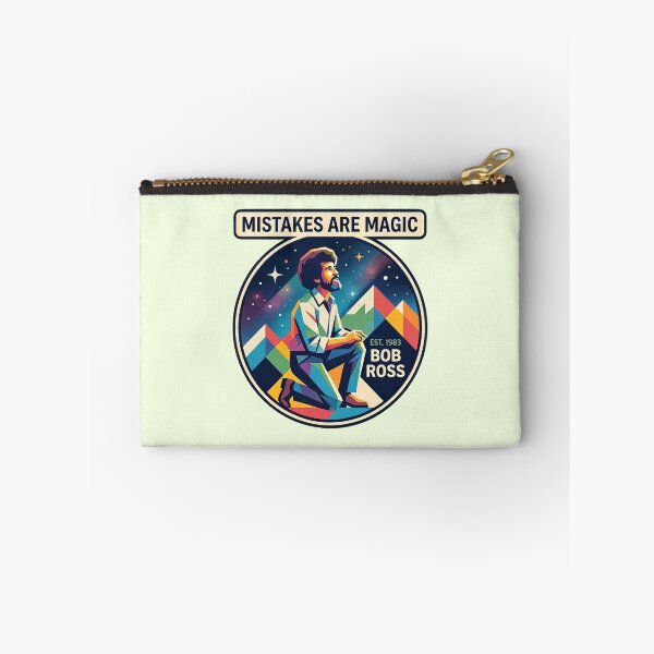 Item preview, Bob Ross "Mistakes Are Magic" Geometric Retro  designed and sold by Karamram Studio.