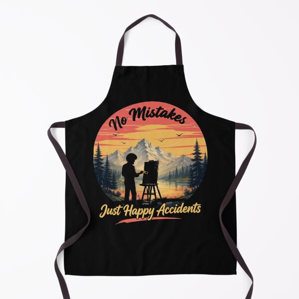 Item preview, Bob Ross "No Mistakes Just Happy Accidents" Vintage Sunset designed and sold by Karamram Studio.