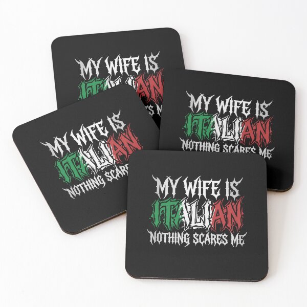 Item preview, My Wife Is Italian Nothing Scares Me Husband Italy Heritage Humor designed and sold by PopStars1993.