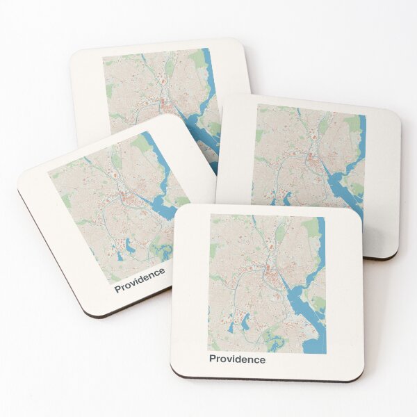 Item preview, Providence Minimalistic Map Art designed and sold by MapsNerd.