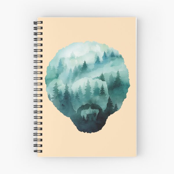Artikelvorschau, Bob Ross Waldsilhouette entworfen und verkauft von Karamram Studio.