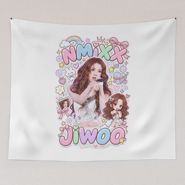 Artikelvorschau, Jiwoo NMIXX Sticker Art – Heavy Serenade Era Fanmade Kpop entworfen und verkauft von Valereekmerch.