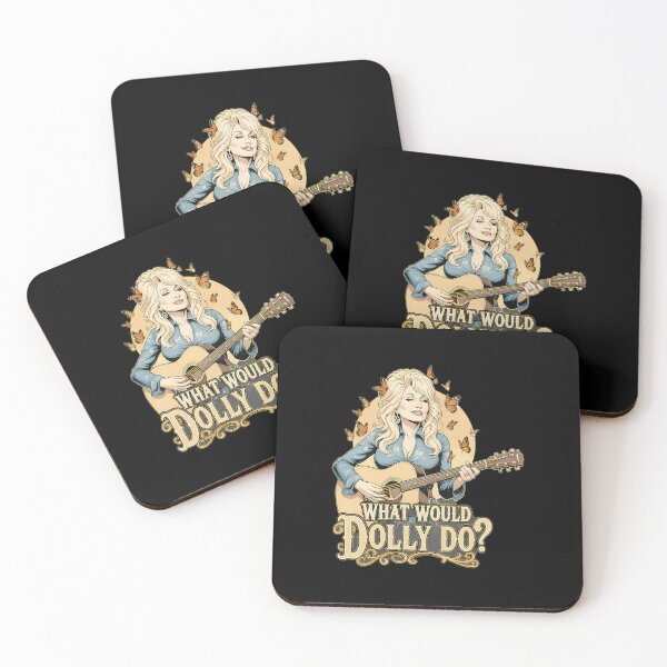 Item preview, What Would Dolly Do Dolly Parton Country Music What Would Dolly Do Butterflies Guitar Icon Legend I designed and sold by MelissaGardena.