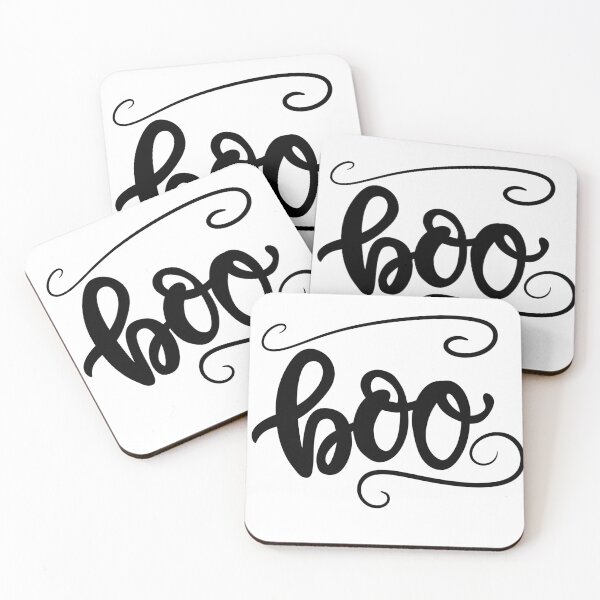 Item preview, Boo Halloween Calligraphy — Cute Spooky Lettering designed and sold by LYAN-STORE.