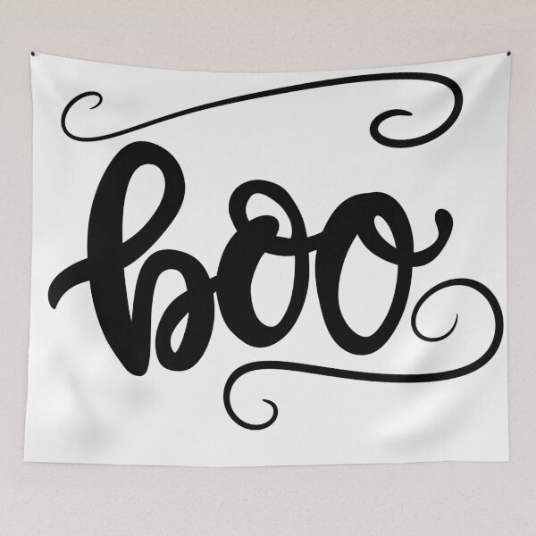 Item preview, Boo Halloween Calligraphy — Cute Spooky Lettering designed and sold by LYAN-STORE.