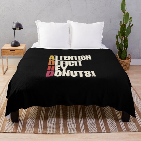 Item preview, ADHD Attention Deficit Hey Donuts - Funny Acronym Humor designed and sold by dudelinart.