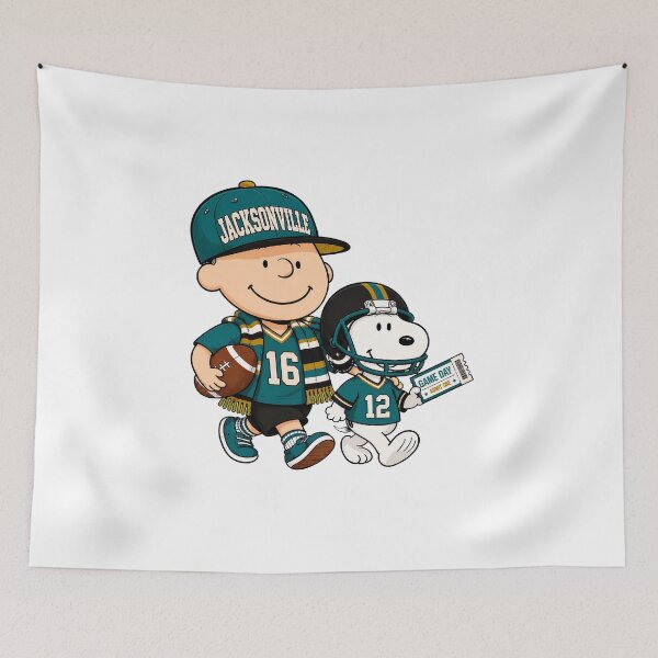 Item preview, Jacksonville Game Day Charlie Brown & Snoopy designed and sold by ChromoFauna.