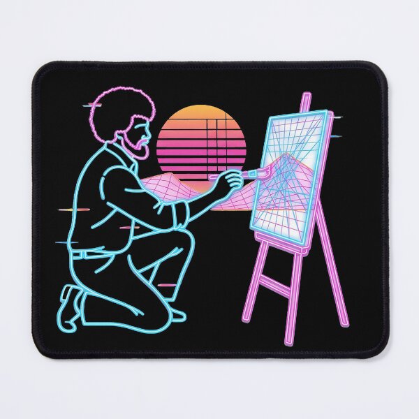Item preview, Bob Ross Neon Retro designed and sold by Karamram Studio.