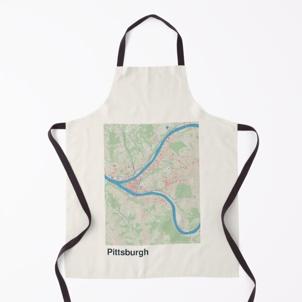 Item preview, Pittsburgh Minimalistic Map Art designed and sold by MapsNerd.