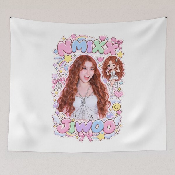 Item preview, Jiwoo NMIXX NSWER Design – Heavy Serenade Pastel Fanart designed and sold by Valereekmerch.