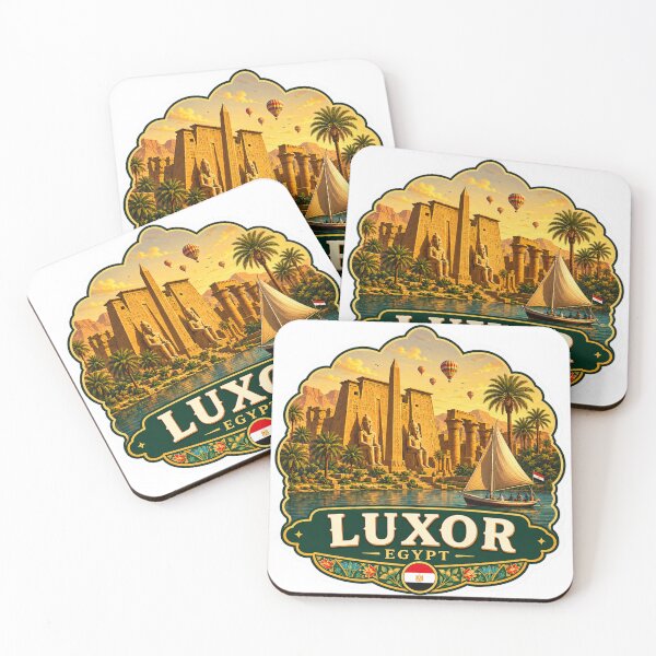 Item preview, Luxor Egypt – Ancient Temples, Nile & Egyptian Travel Art designed and sold by ChicClicker.