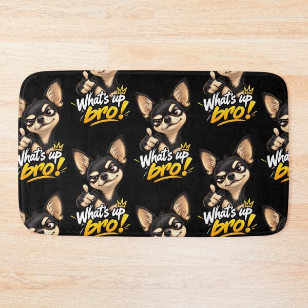 Item preview, Funny Chihuahua What's Up Bro T-Shirt designed and sold by TOLDWAYTSHIRT.