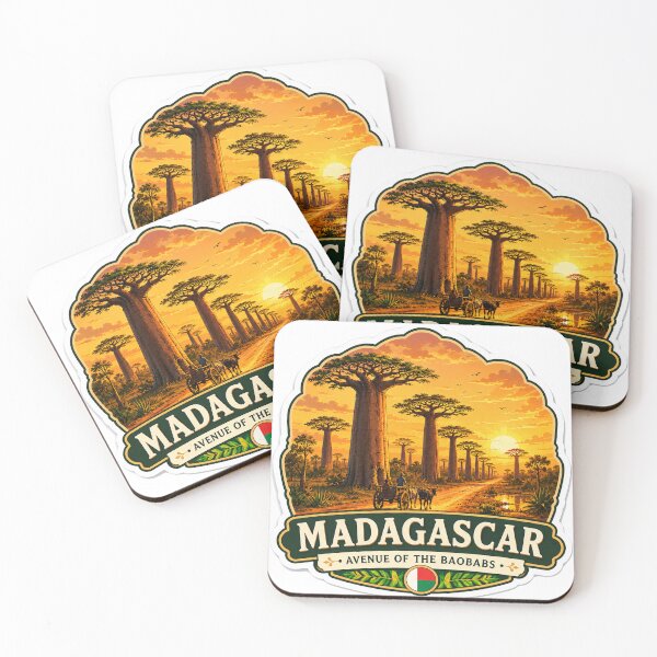 Item preview, Madagascar – Avenue of the Baobabs Sunset Travel Art designed and sold by ChicClicker.