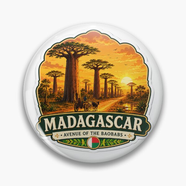 Item preview, Madagascar – Avenue of the Baobabs Sunset Travel Art designed and sold by ChicClicker.