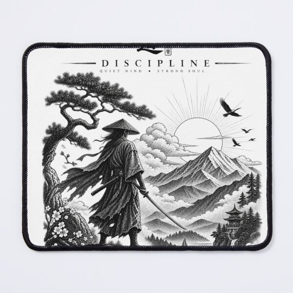 Item preview, Discipline Samurai Mountain Landscape designed and sold by CodePaws Creations.