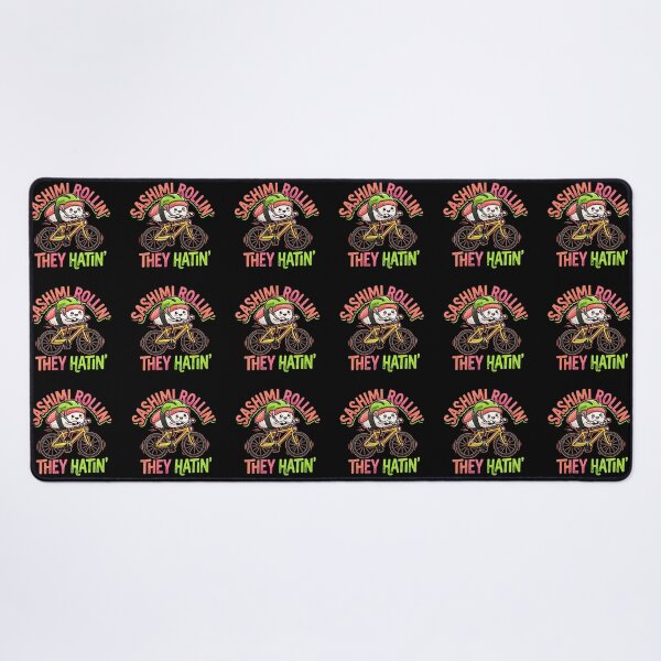 Item preview, Sashimi Rollin' They Hatin' Funny Sushi Cyclist Food Lover designed and sold by SofiBlair.