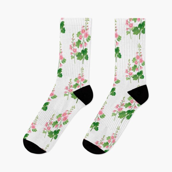 Item preview, August 18th birthday flower Hollyhock designed and sold by 366birthflower.