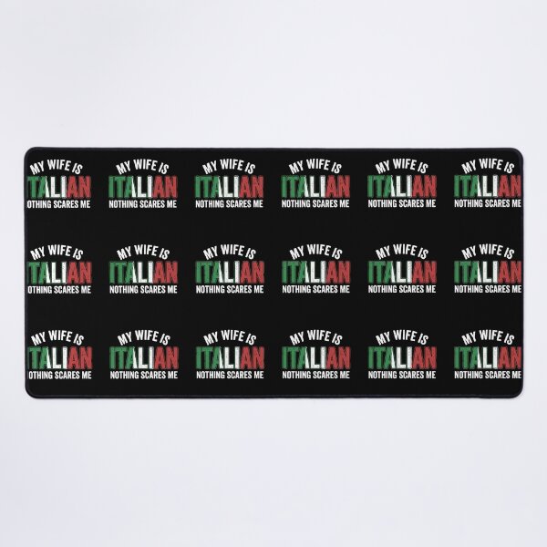 Item preview, My Wife Is Italian Nothing Scares Me Husband Marriage Humor designed and sold by SofiBlair.