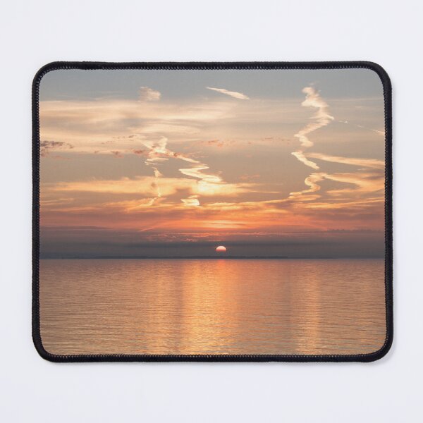 Item preview, Serene Sunset Over Glossy Calm Ocean designed and sold by Georgia Mizuleva.