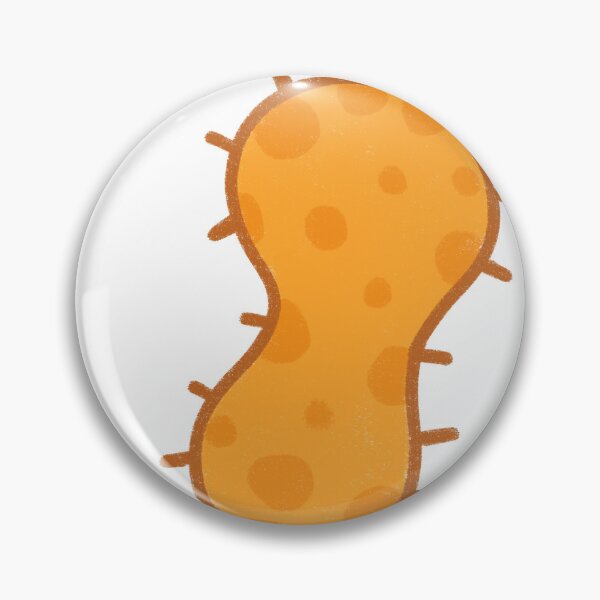 Item preview, Cute Orange Bacteria Cell Illustration - Hand Drawn Germ Art designed and sold by SomiMotion.