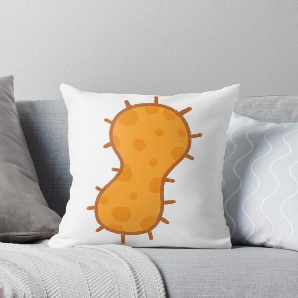 Item preview, Cute Orange Bacteria Cell Illustration - Hand Drawn Germ Art designed and sold by somimalikkk.