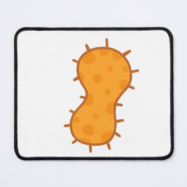 Item preview, Cute Orange Bacteria Cell Illustration - Hand Drawn Germ Art designed and sold by SomiMotion.