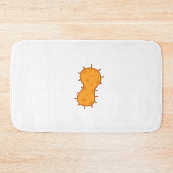Item preview, Cute Orange Bacteria Cell Illustration - Hand Drawn Germ Art designed and sold by SomiMotion.