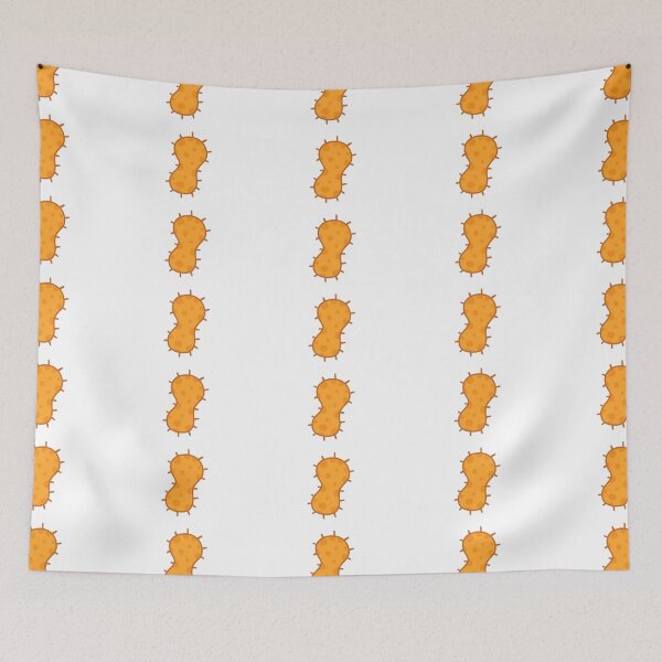 Item preview, Cute Orange Bacteria Cell Illustration - Hand Drawn Germ Art designed and sold by SomiMotion.