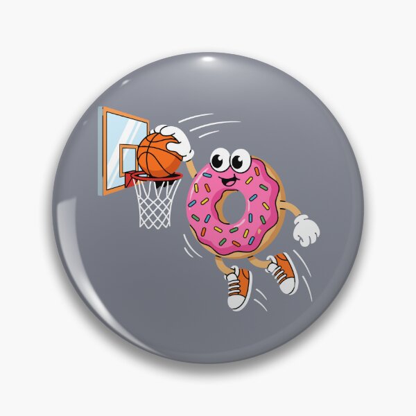 Item preview, Donut Slam Dunk Basketball Player Sports Fan designed and sold by SofiBlair.