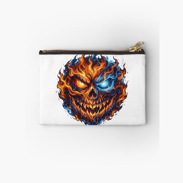 Item preview, Halloween face with flames designed and sold by Marcu Ioachim.