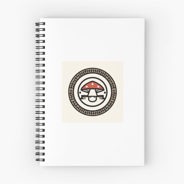 Item preview, Mushroom Crest Monogram with Geometric Border — Japanese Emblem designed and sold by derideriworks.