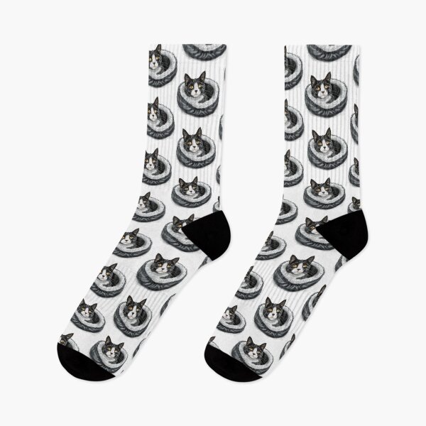 Item preview, Cat | Black & White Cat | Minimal Pet Aesthetic Art designed and sold by Mandayartstudio.