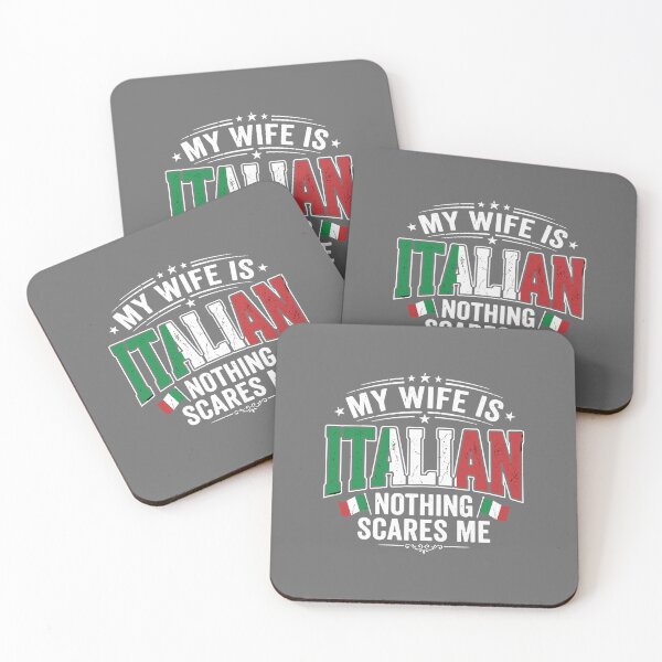 Item preview, My Wife Is Italian Nothing Scares Me Italian Heritage Husband Humor Proud Spouse designed and sold by SofiBlair.
