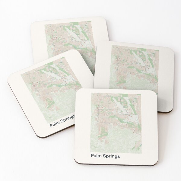 Item preview, Palm Springs Minimalistic Map Art designed and sold by MapsNerd.