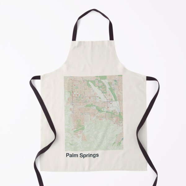 Item preview, Palm Springs Minimalistic Map Art designed and sold by MapsNerd.