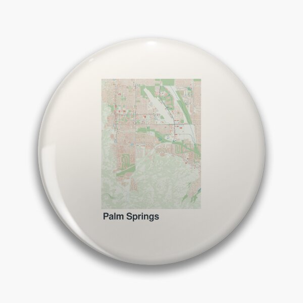 Artikelvorschau, Minimalistische Kartenkunst von Palm Springs entworfen und verkauft von MapsNerd.