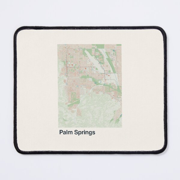 Item preview, Palm Springs Minimalistic Map Art designed and sold by MapsNerd.