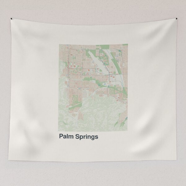 Item preview, Palm Springs Minimalistic Map Art designed and sold by MapsNerd.