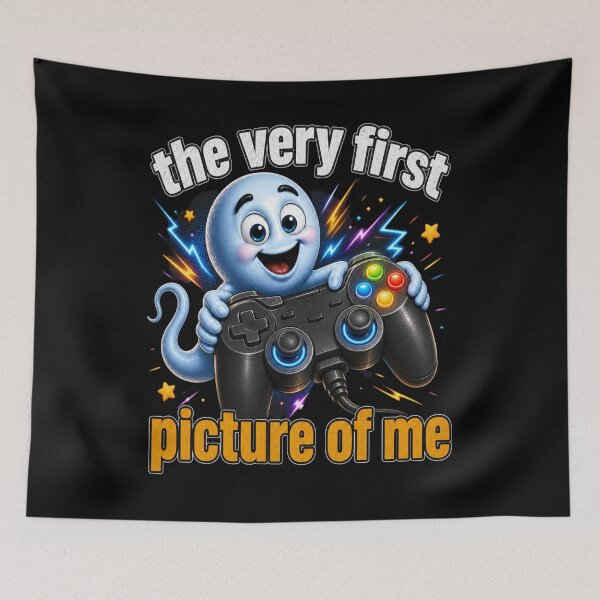 Item preview, The Very First Picture of Me – Funny Video Gamer designed and sold by JansenGS.
