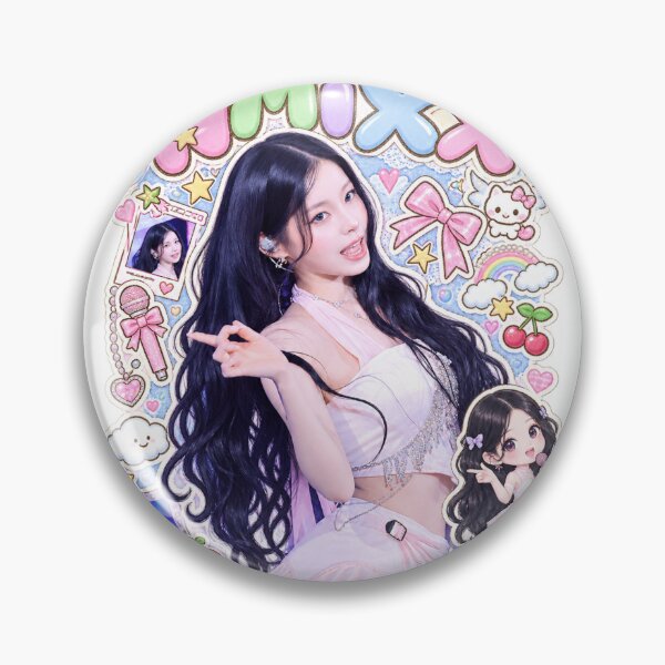 Item preview, KYUJIN NMIXX Heavy Serenade Fanart – Cute Kpop Sticker Design designed and sold by Valereekmerch.